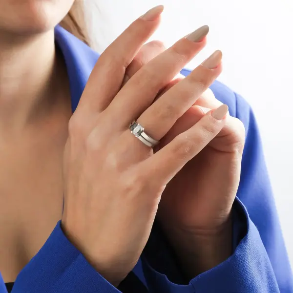 ALTIN BAGET  TWİN  YÜZÜK