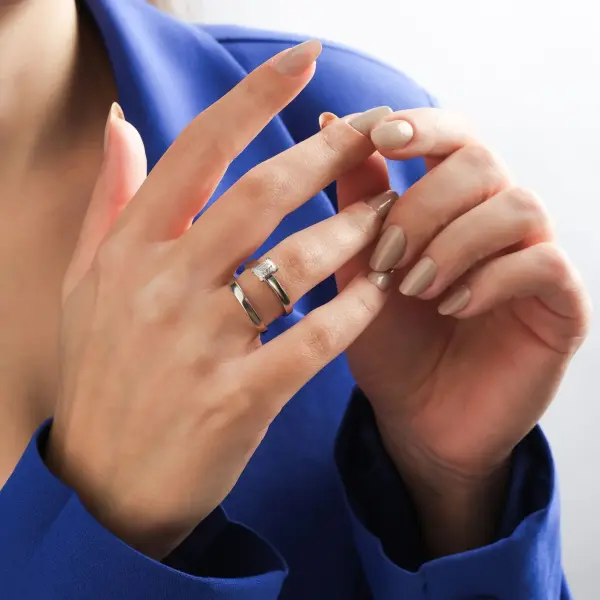 ALTIN BAGET  TWİN  YÜZÜK