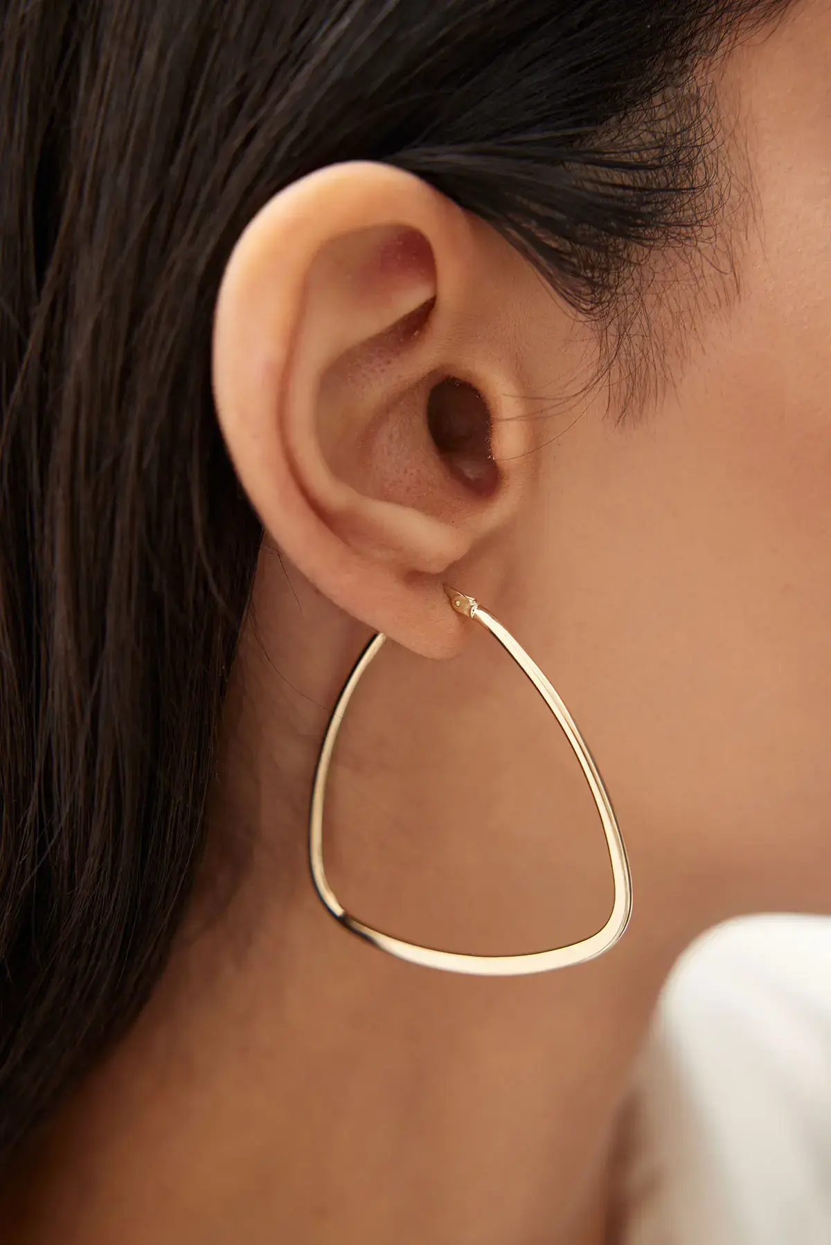 Altın Triangel Küpe