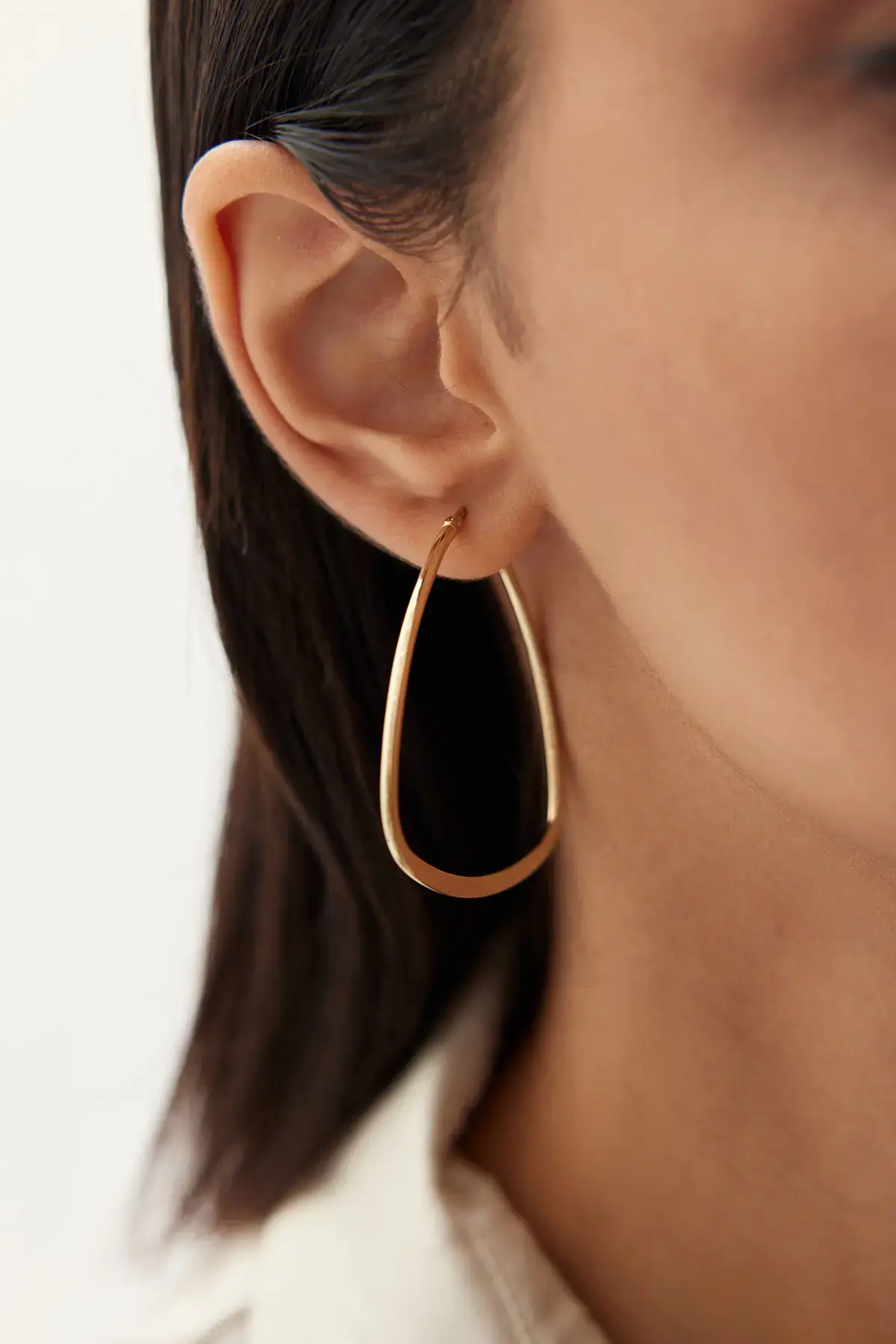 Altın Triangel Küpe