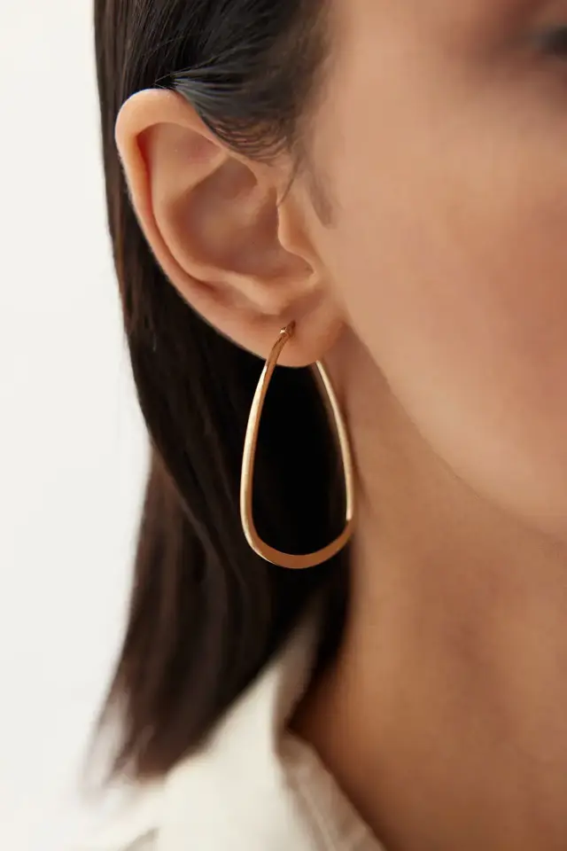 Altın Triangel Küpe