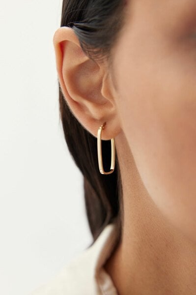 ALTIN SQUARE HALKA KÜPE