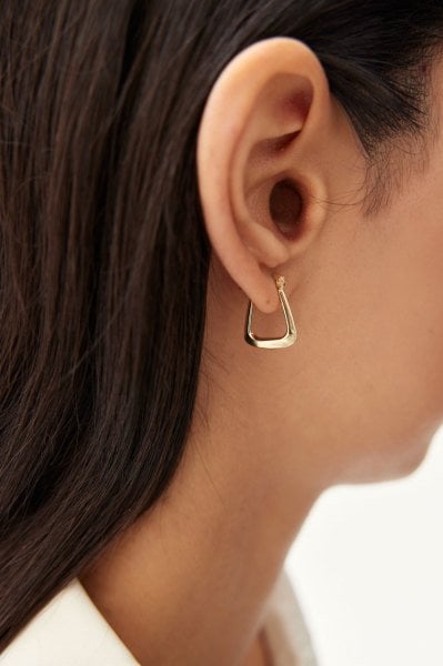 ALTIN GEOMETRİK TASARIM KÜPE