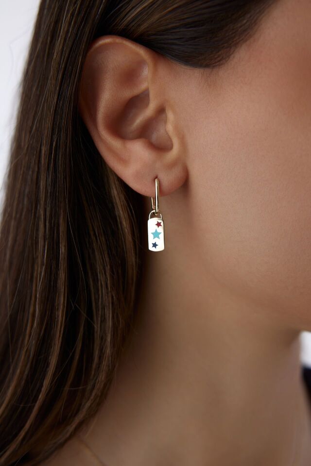 Altın Samanyolu Küpe