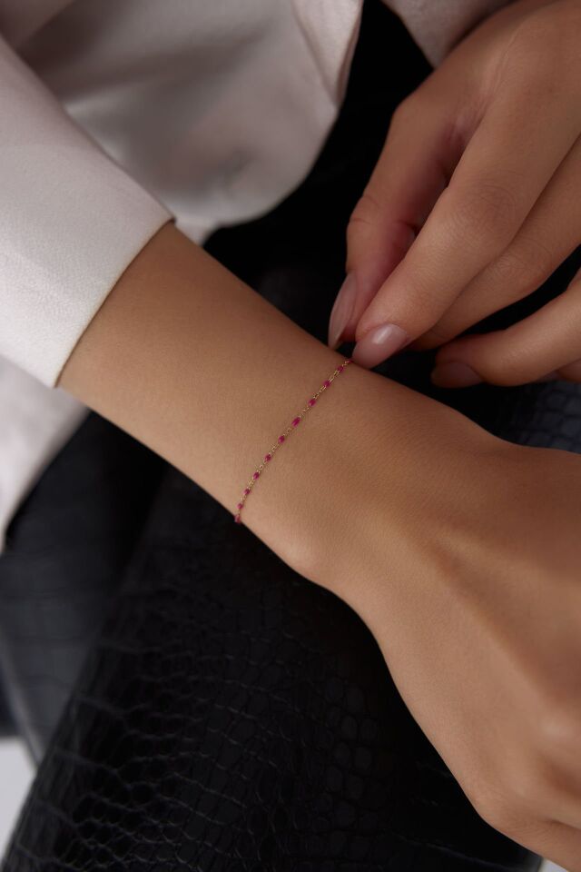 Altın Pink Mineli Minimal Set