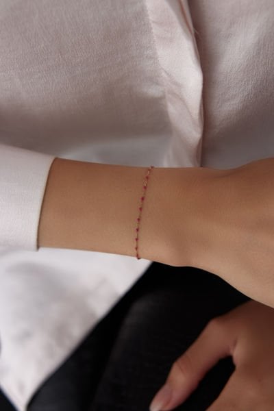 ALTIN PİNK MİNELİ MİNİMAL SET