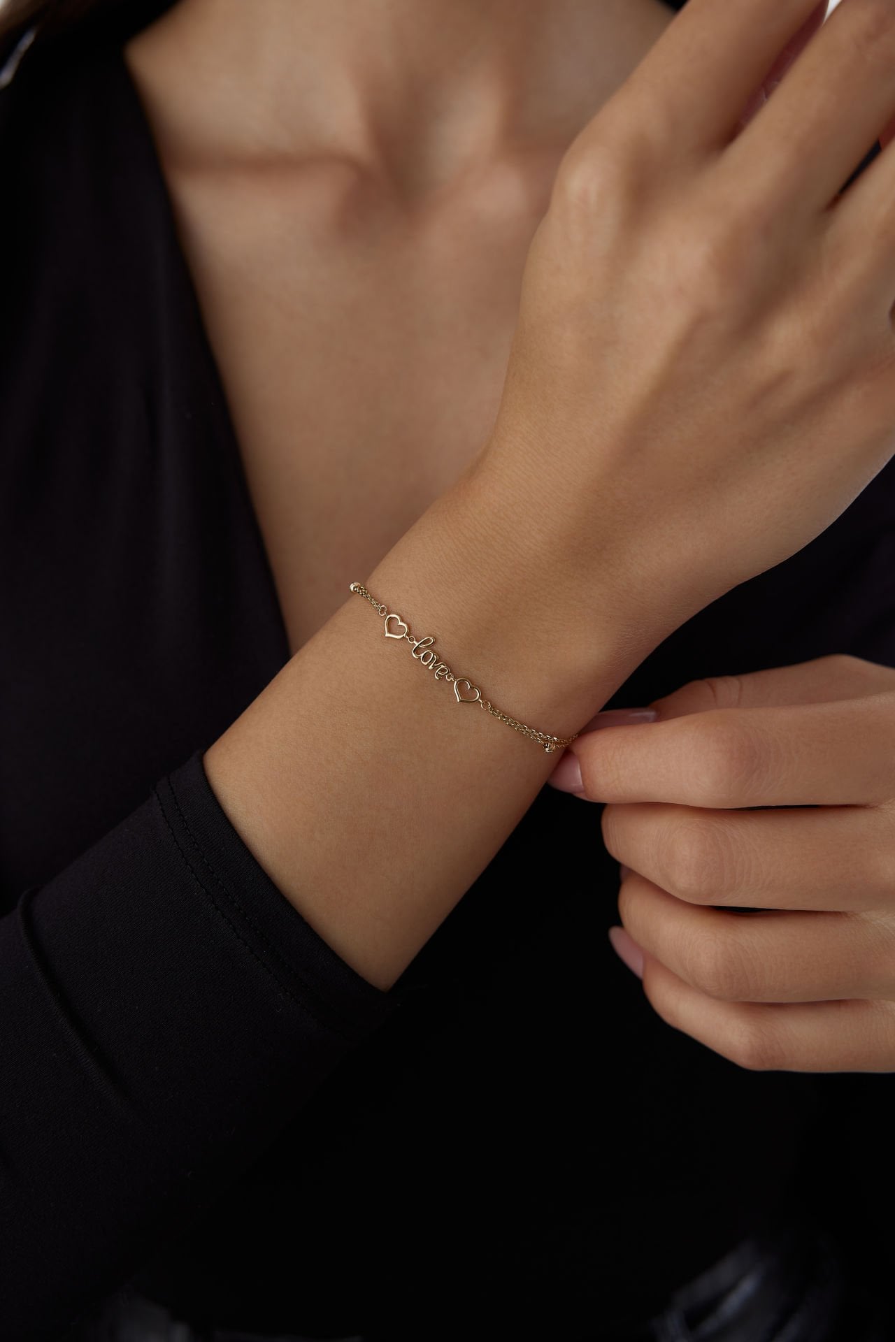 Altın Love Bileklik