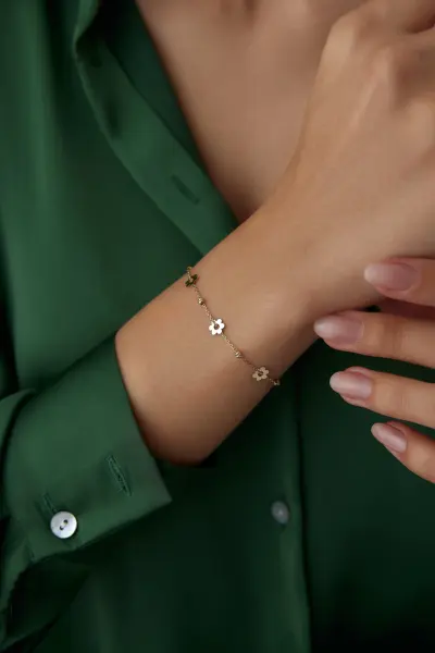 ALTIN PAPATYA BİLEKLİK