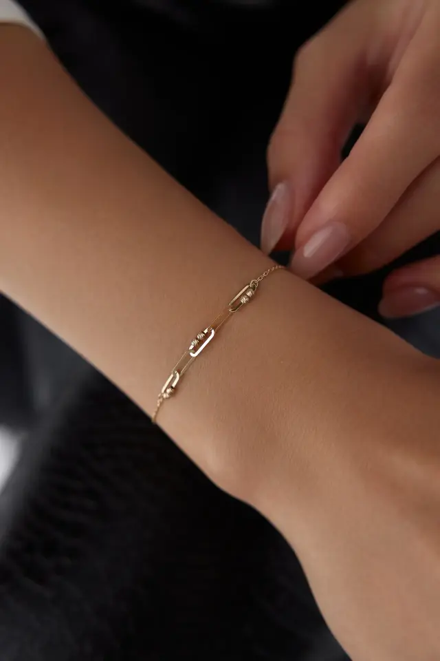 Altın Dorikalı Ataç  Bileklik