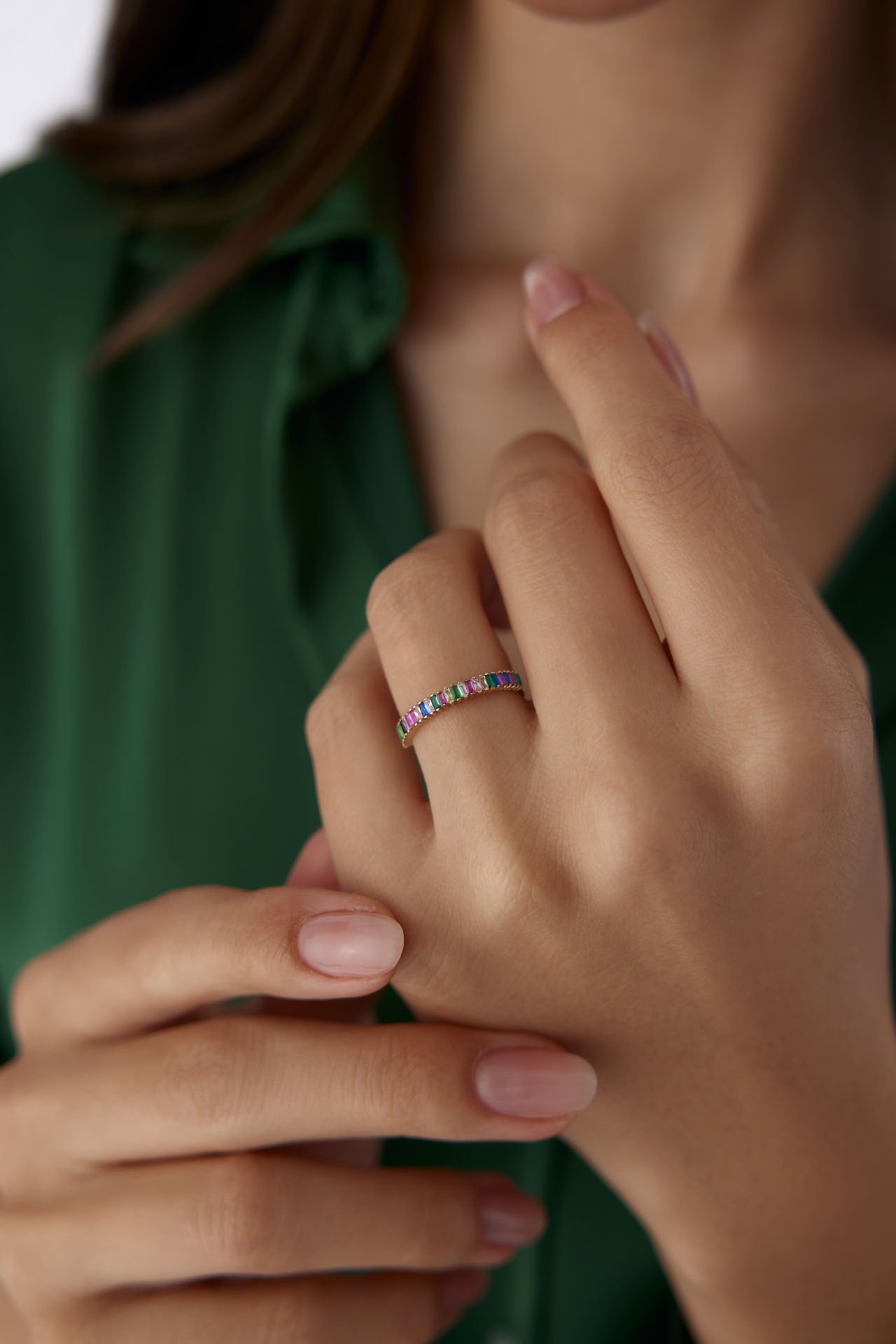 Altın Rainbow Yüzük