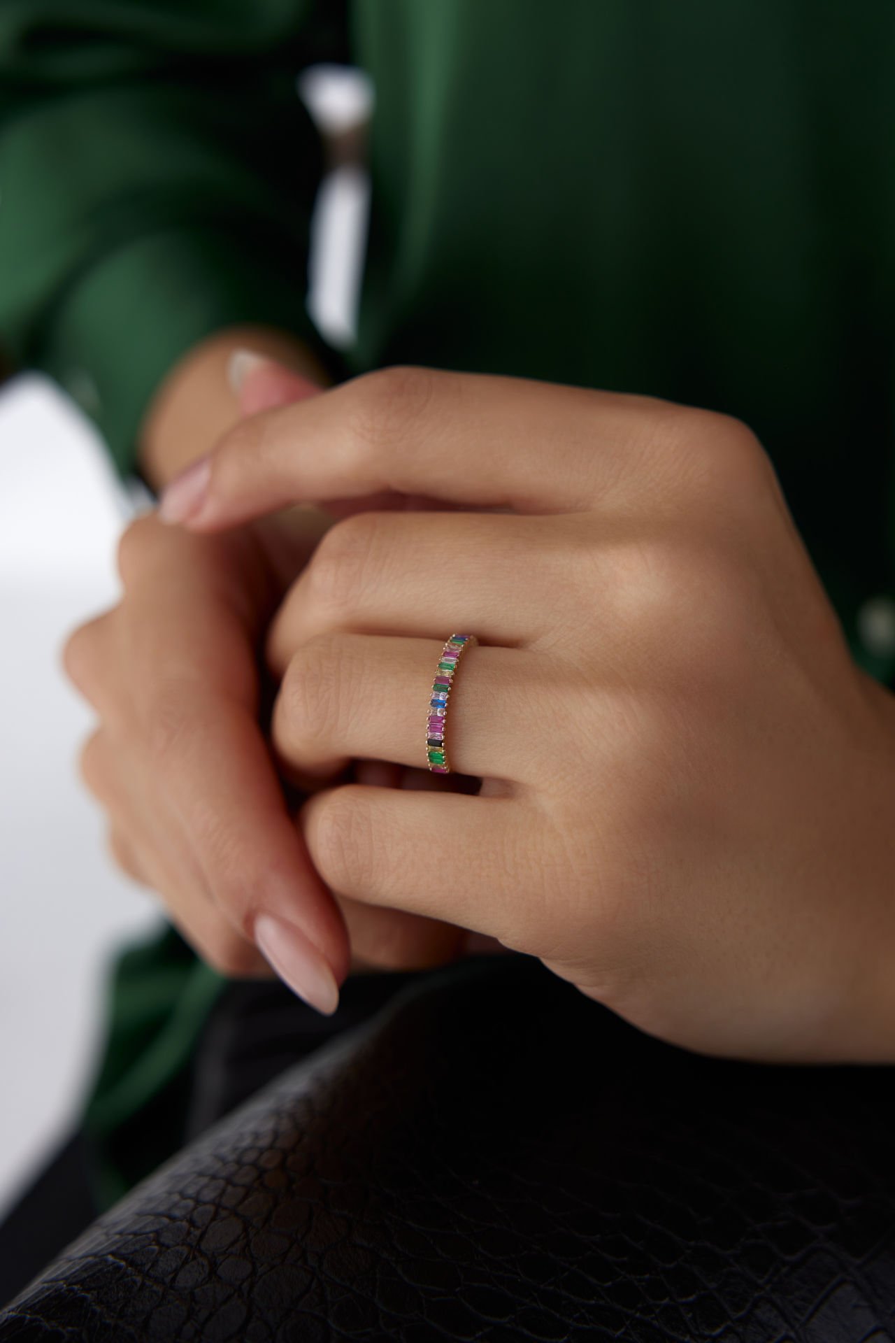 Altın Rainbow Yüzük