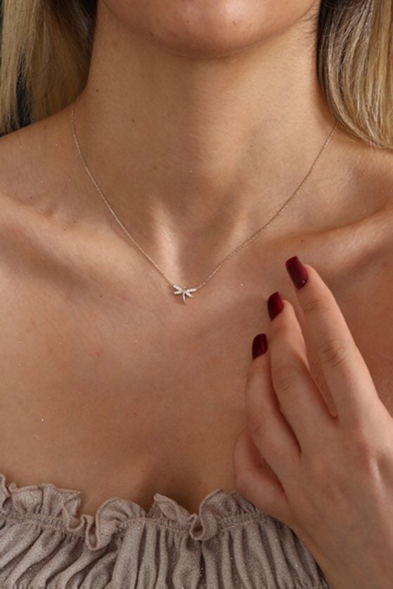 Altın Taşlı Yusufcuk Kolye