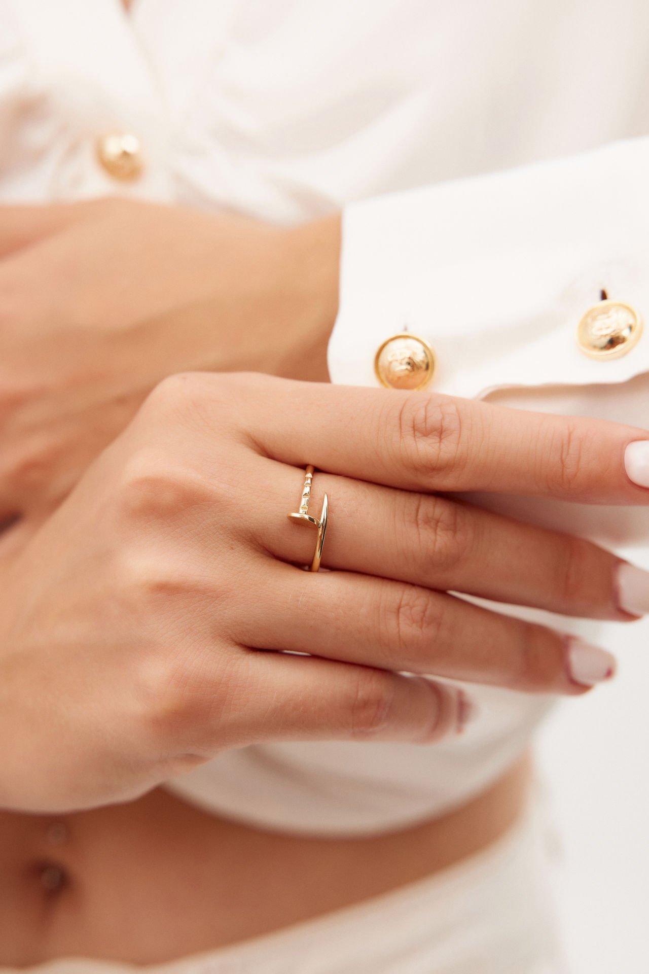 ALTIN ÇİVİLİ YÜZÜK