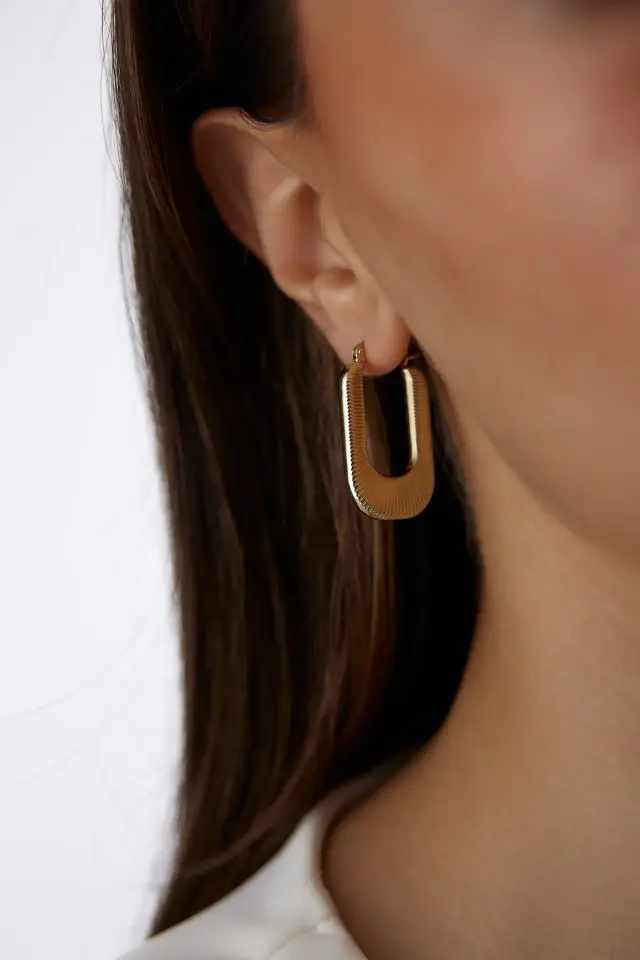 Altın Şarnel Küpe