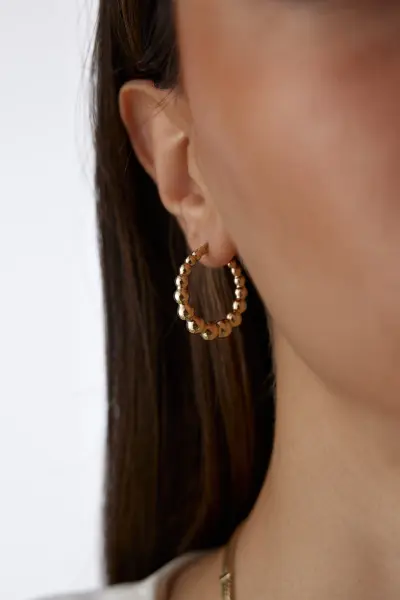 ALTIN TOPLU HALKA KÜPE