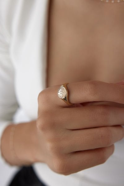 ALTIN HAYAT AĞACI YÜZÜK