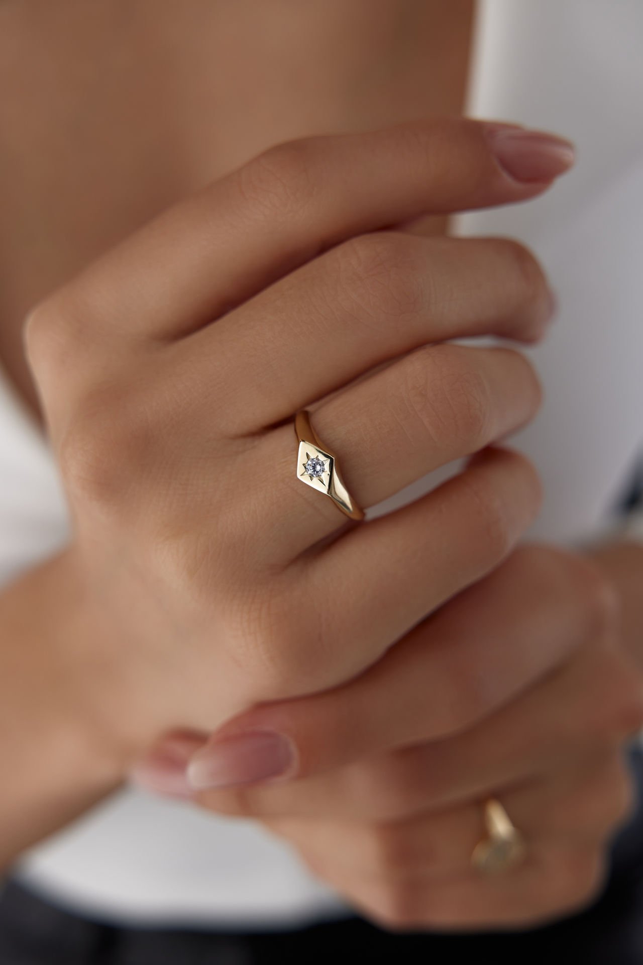 Altın Sparkle Yüzük