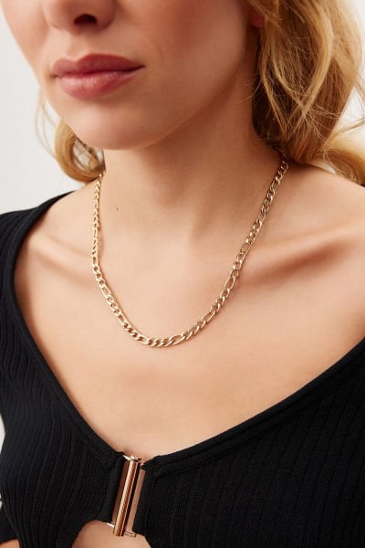 Altın Ezme Zincir Boyunluk