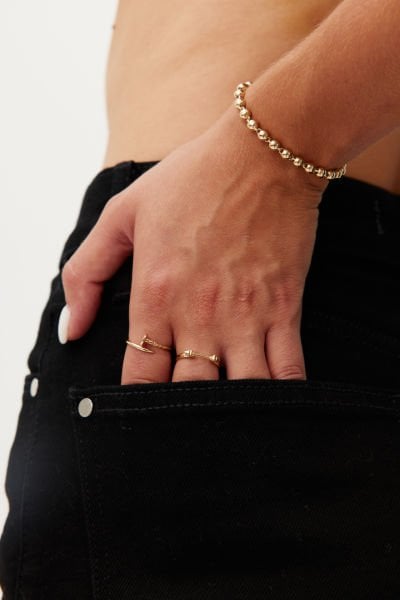 Altın Atom Zincir Bileklik