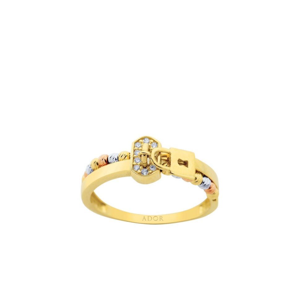 Altın Dorika Kilit Yüzük