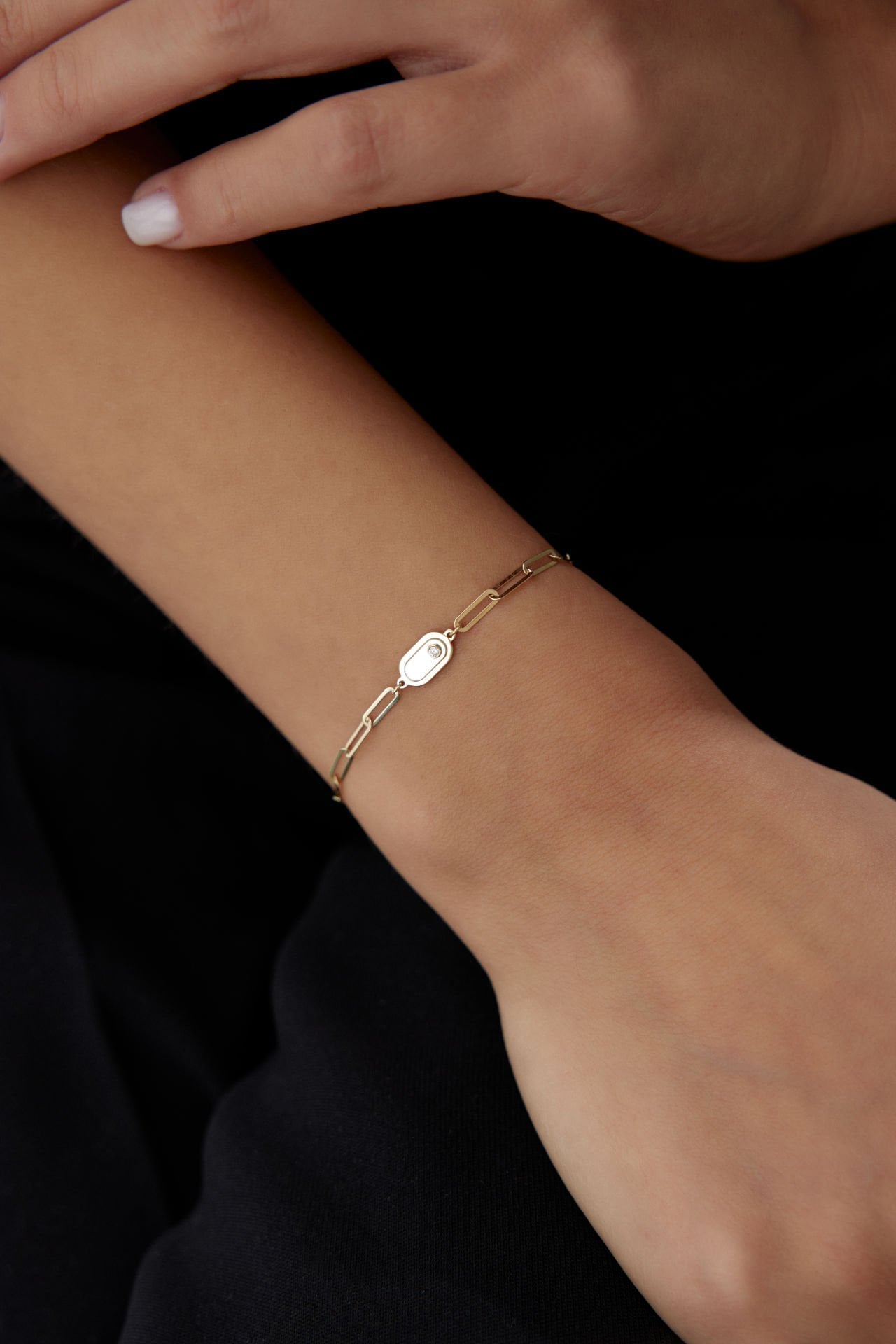 Altın Sedef Taşlı Ataç Bileklik