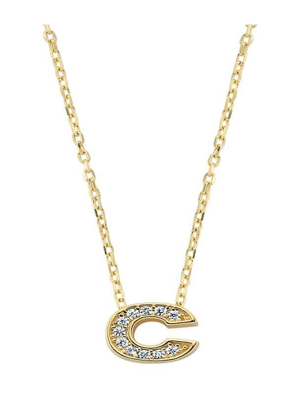 Taşlı Harf Kolye E