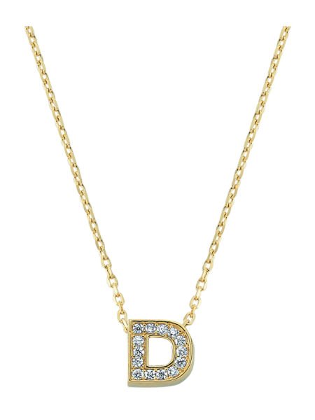 Taşlı Harf Kolye E