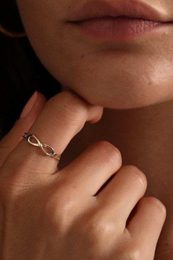 Altın Sonsuzluk Yüzük