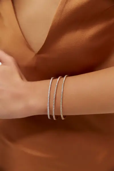 Altın Yarı Tamtur Suyolu Bileklik