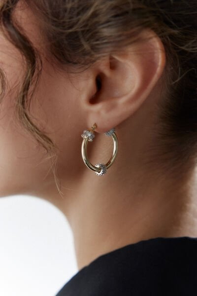 ALTIN TAŞLI ŞARNEL KÜPE