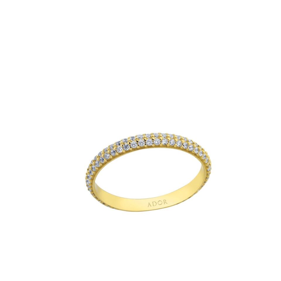 Altın Çift Sıra Tamtur Yüzük