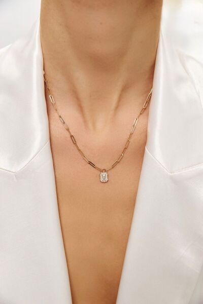 ALTIN ATAÇ ZİNCİR BAGET KOLYE