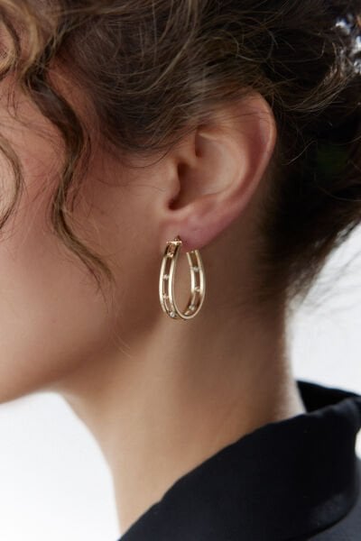 ALTIN DORİKA ŞARNEL KÜPE