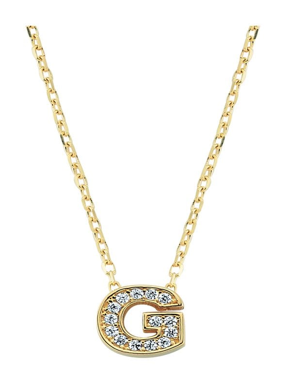 Taşlı Harf Kolye G
