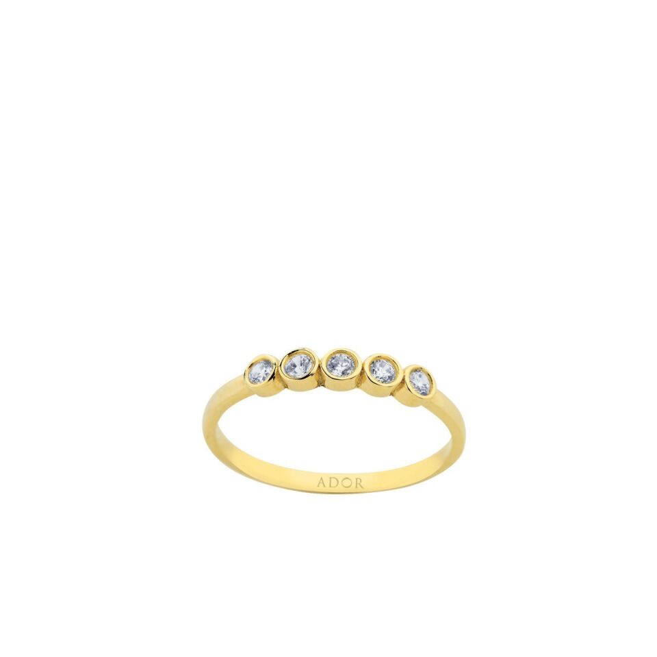 Altın Bomb Taşlı Yüzük