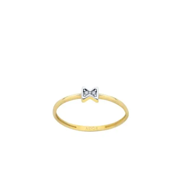 Altın Taşlı Fiyonk Yüzük