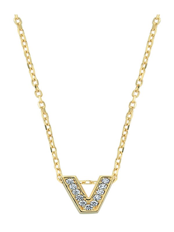 Taşlı Harf Kolye V