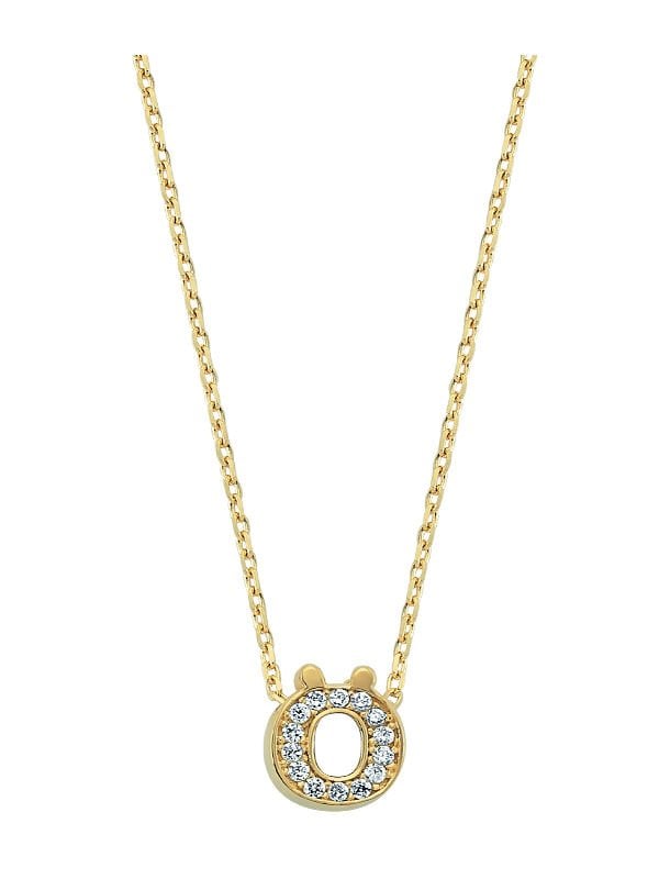 Taşlı Harf Kolye Ö