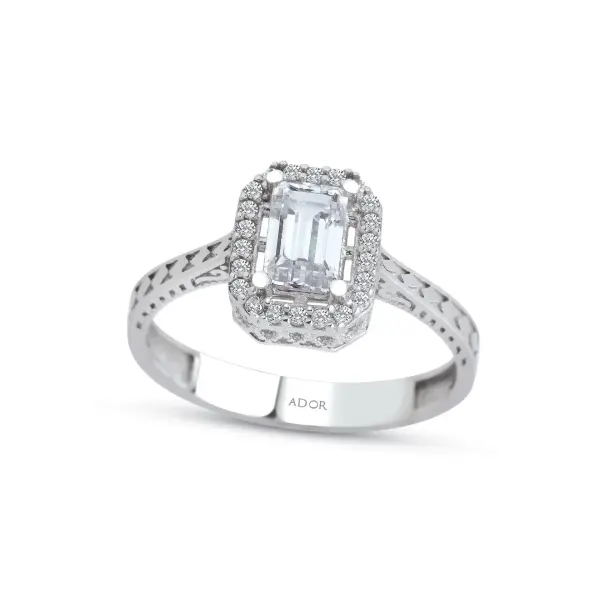 ALTIN BEYAZ BAGET YÜZÜK