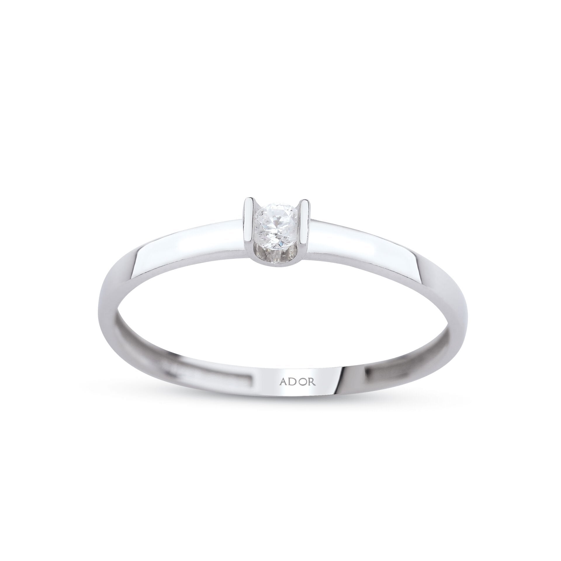 Altın Mini Tektaş Yüzük