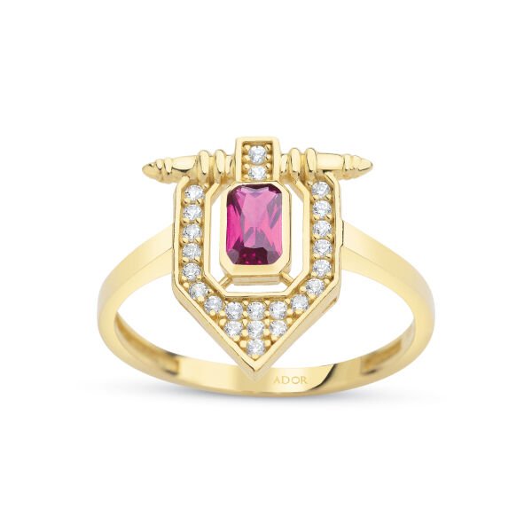 ALTIN TAŞLI FANTEZİ YÜZÜK