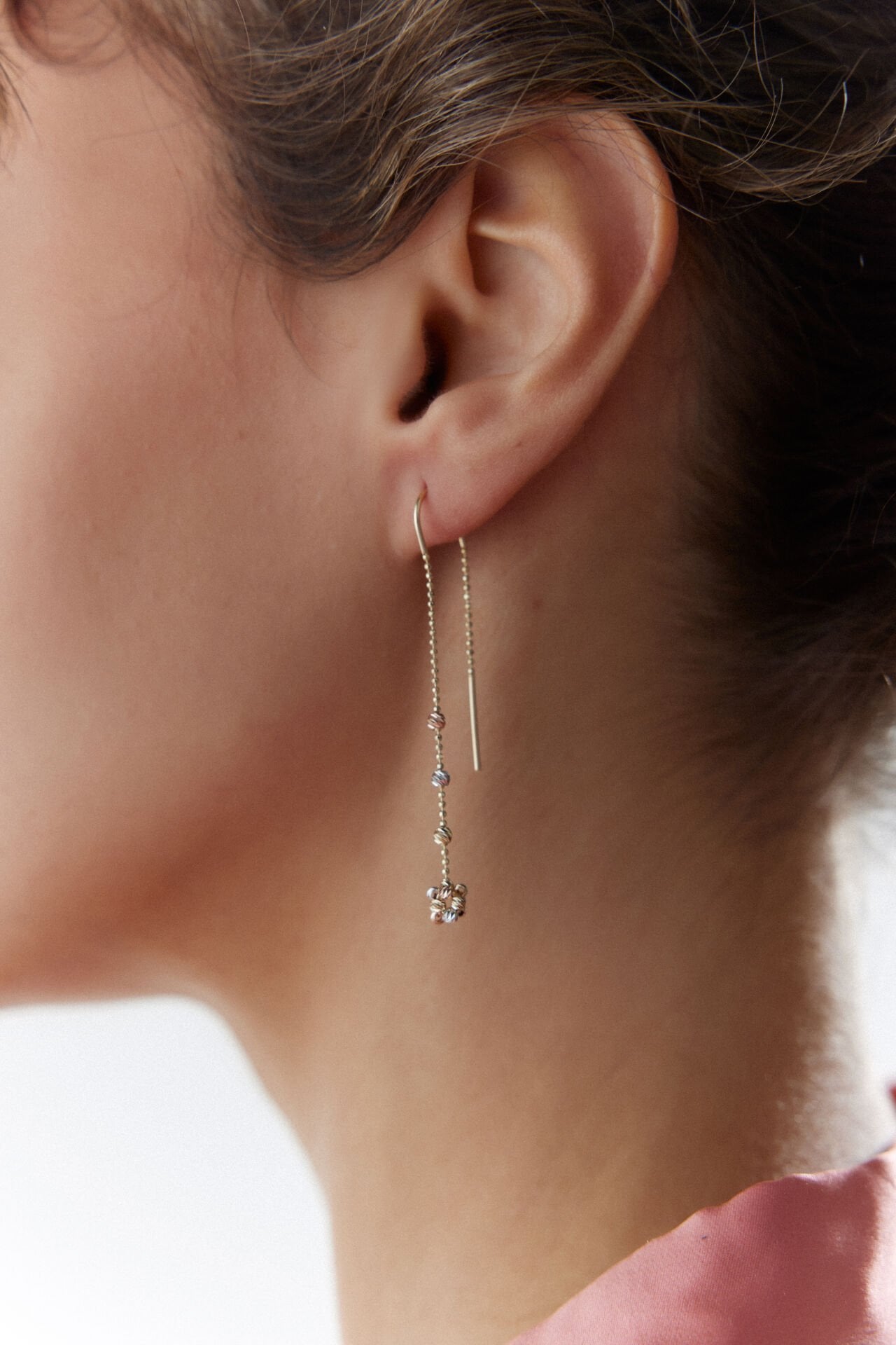 Altın Zincirli Dorika Küpe