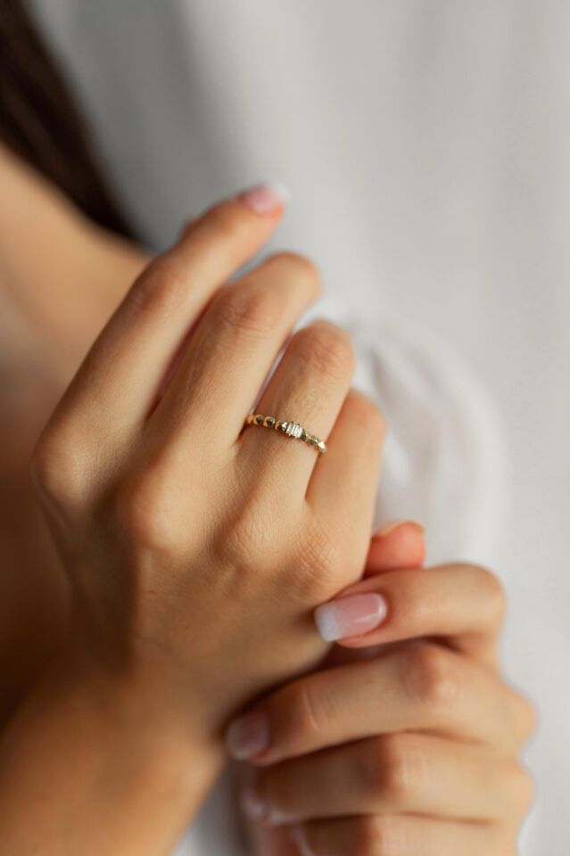 Altın Twin Baget Yüzük