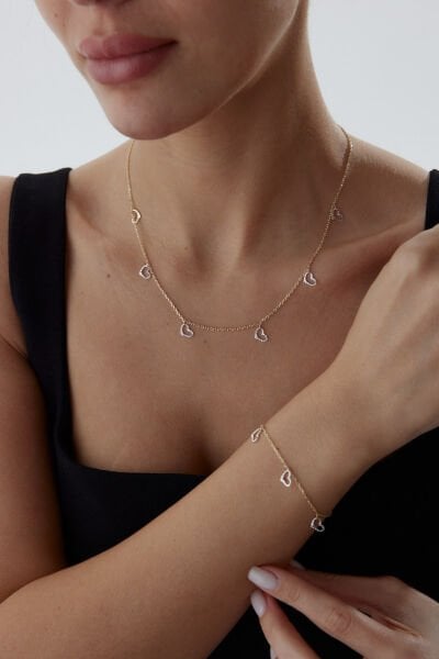 ALTIN KALP SALLANTILI SET