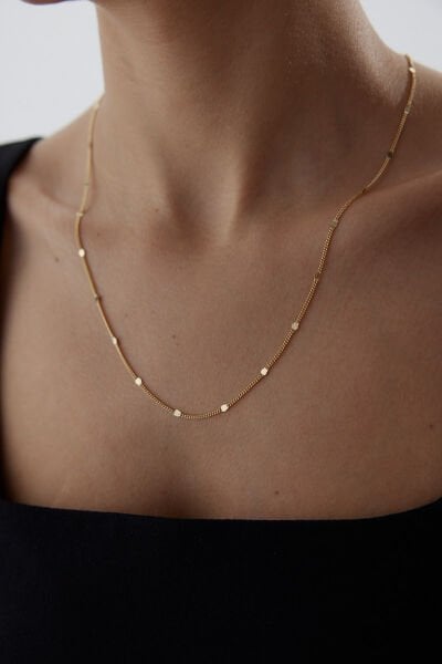 ALTIN PULLU ZİNCİR BOYUNLUK