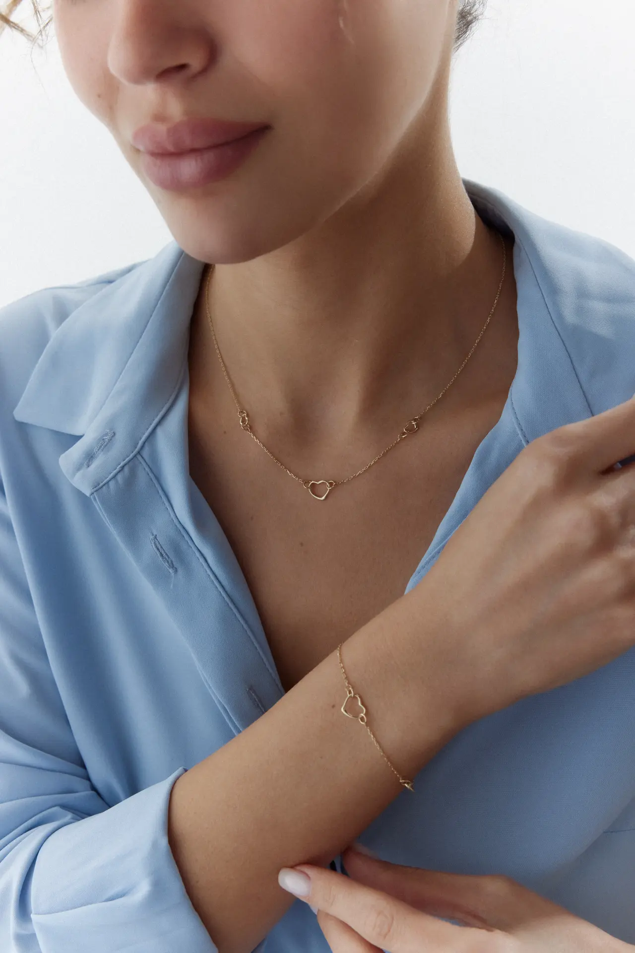 ALTIN 3'LÜ KALP SET