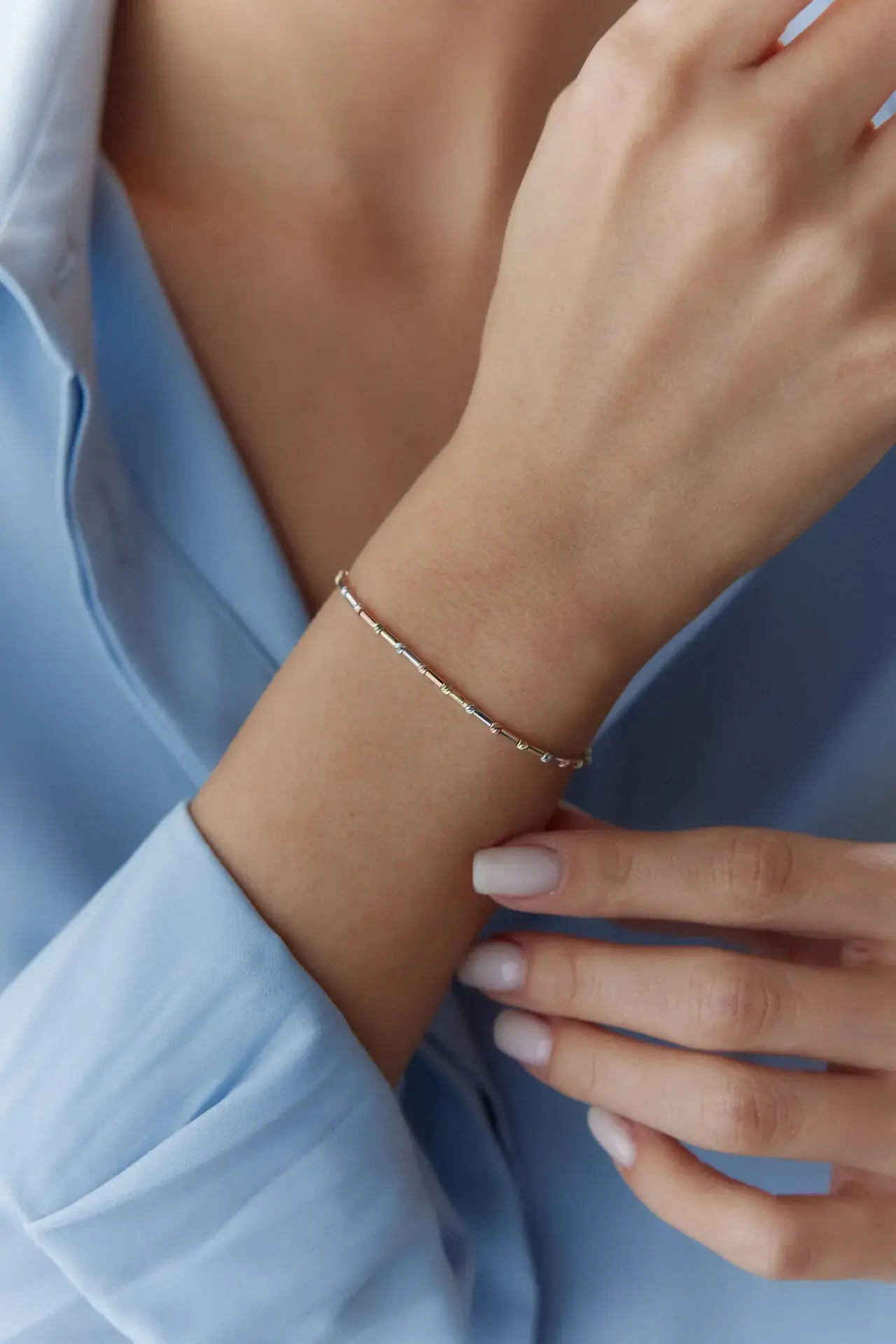 ALTIN 3 RENK DORİKA BİLEKLİK