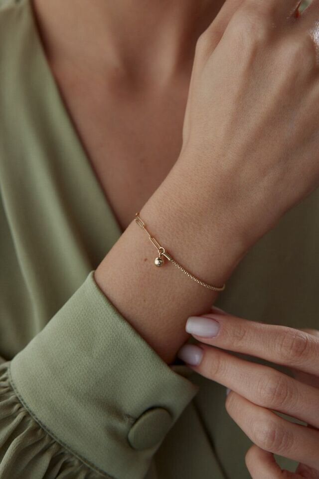 Altın Çift Yönlü Bileklik