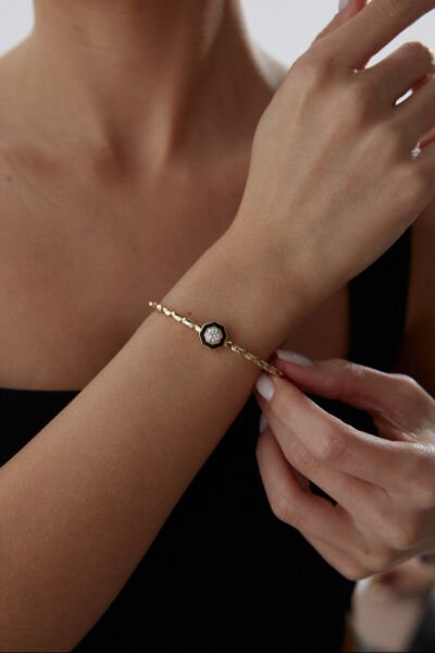 Altın Burgu Mineli Kelepçe