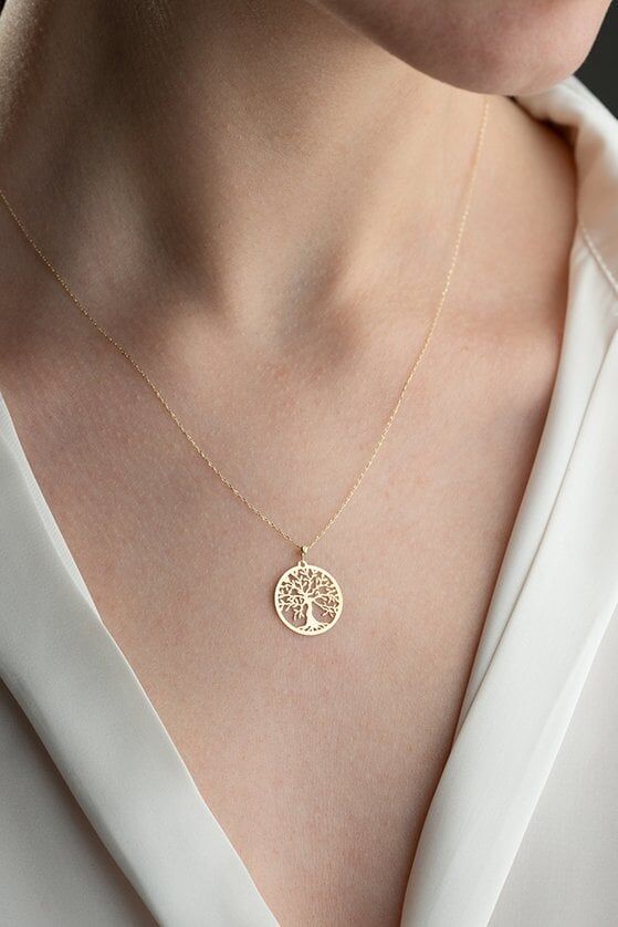 ALTIN HAYAT AĞACI KOLYE